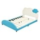 preview thumbnail 18 of 48, Cute Upholstered Bed Frame Cloud-Shaped