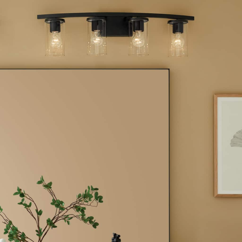 Kichler Lighting Crosby Bathroom Vanity Light with Clear Glass