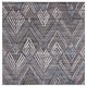 preview thumbnail 53 of 70, SAFAVIEH Amsterdam Malinda Modern Rug 6'7" Square - Dark Grey/Grey - Square