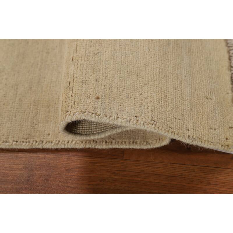 Gabbeh Modern Rug Hand-Knotted Contemporary Wool Carpet - 2'0"x 3'0"