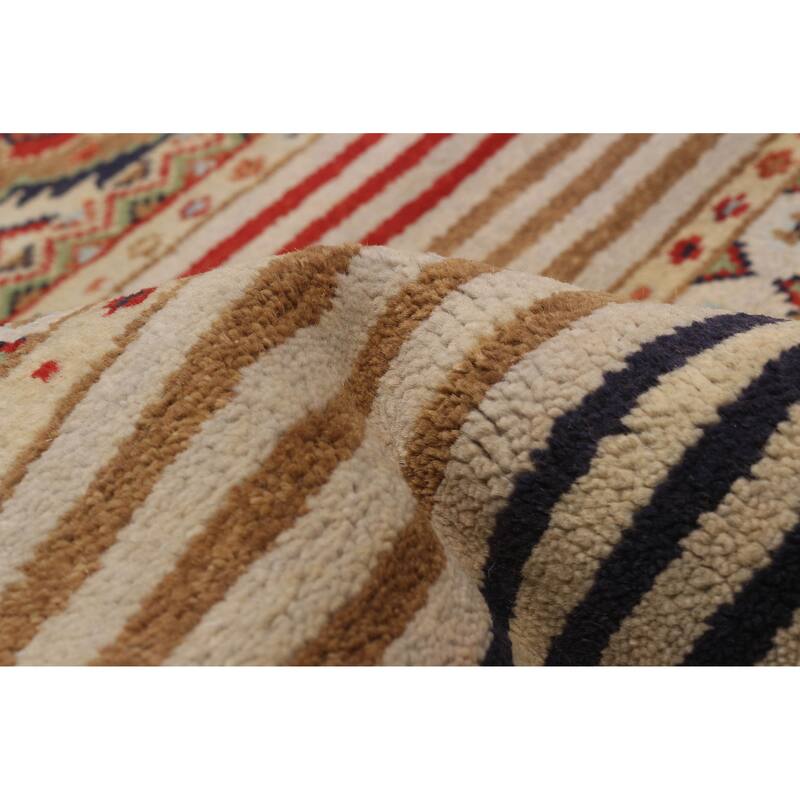 ECARPETGALLERY Hand-knotted Jules Serapi Ivory Wool Rug - 8'0 x 9'10