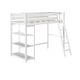 preview thumbnail 3 of 31, Max and Lily Twin Size High Loft Bed with Bookcase