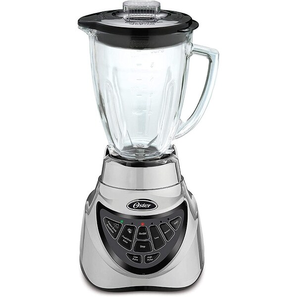 Oster Pro 500 900 Watt 7 Speed Blender in Chrome with 6 Cup Glass