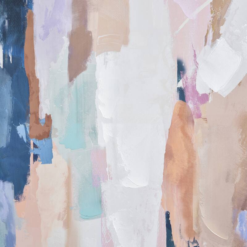 Elk Home Hoper Multicolor Fabric 32.5 Inch Wide Wall Art