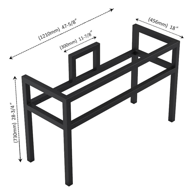 Stafford 48" Double Bathroom Sink