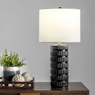 Nuloom Franklin 25" Ceramic Table Lamp - 13"W x 13"D x 25"H
