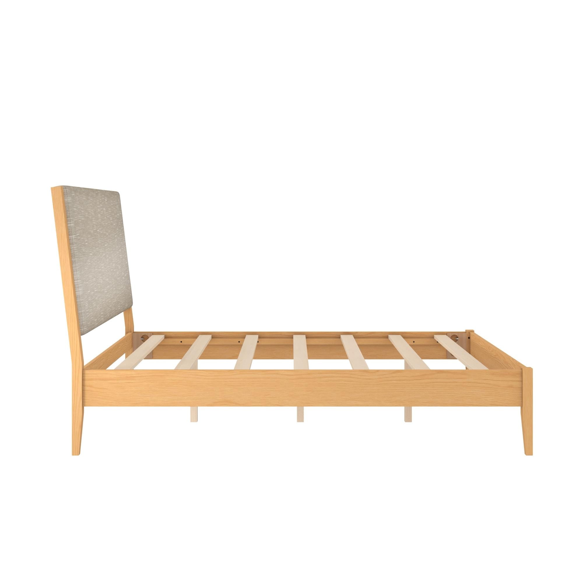 見事な Avenue Greene Xia Wood and Upholstered Platform Bed - On ブレスレット+バングル