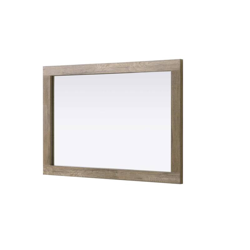 Solene Wooden Rectangle Mirror (24-30 x 36 in.)