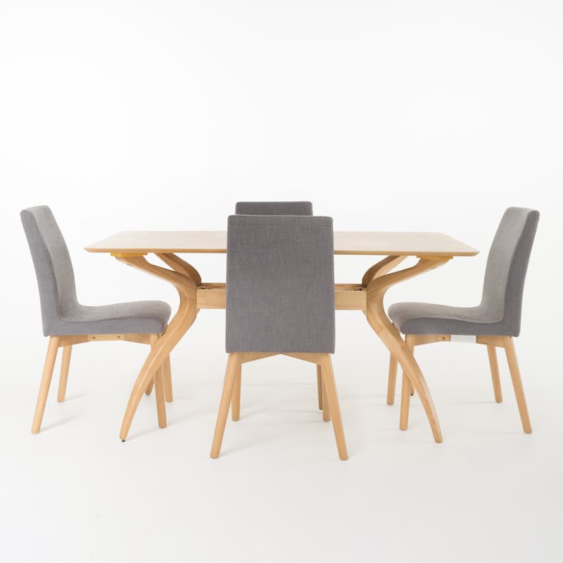 Kenerson Mid-Century Modern 5 Piece Dining Set by Christopher Knight Home