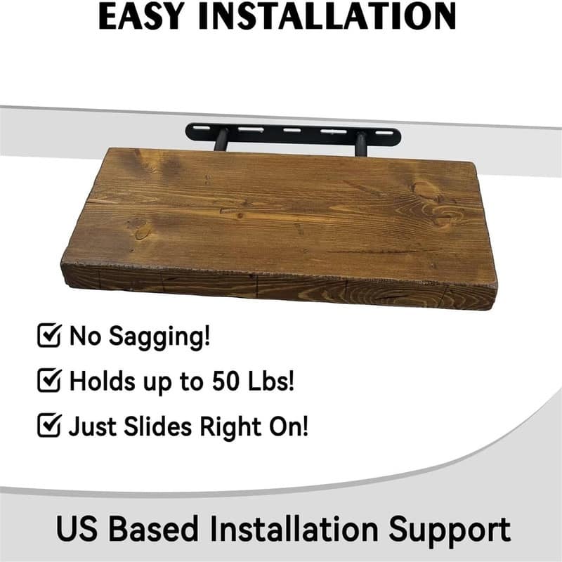 Wood Floating Shelves 24 inch