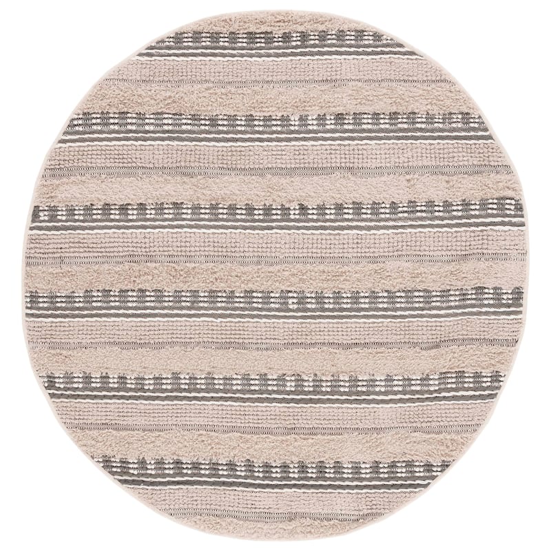 SAFAVIEH Handmade Natura Ingiridur Stripe Cotton Rug