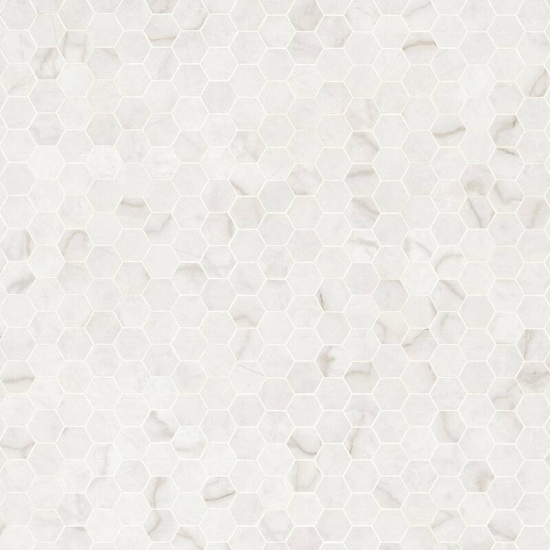 Ackland AKN-P-BE2X2HXP-CA Beldale - 12" x 12" Porcelain Geometric - Carmara