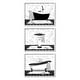 preview thumbnail 10 of 32, Stupell Modern Marble Bathroom 3 Piece Framed Giclee Art Set Design by Conrad Knutsen 14 x 11 - White