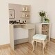 preview thumbnail 7 of 8, vidaXL Dressing Table Makeup Table Vanity Table with Drawers Engineered Wood