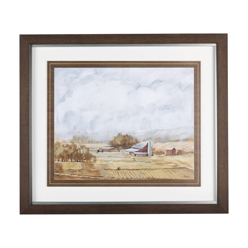 Farmland View II Framed Art Print