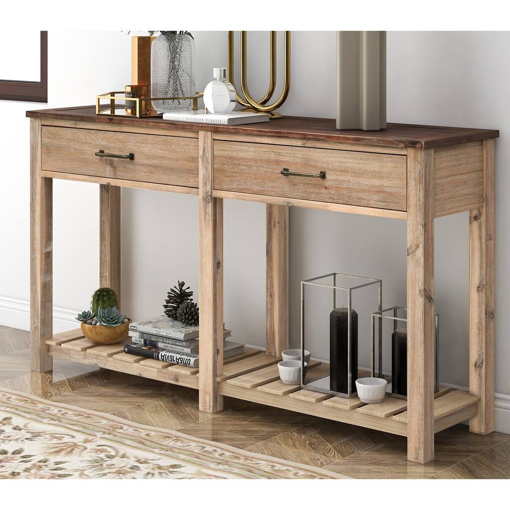 Solid Console Table