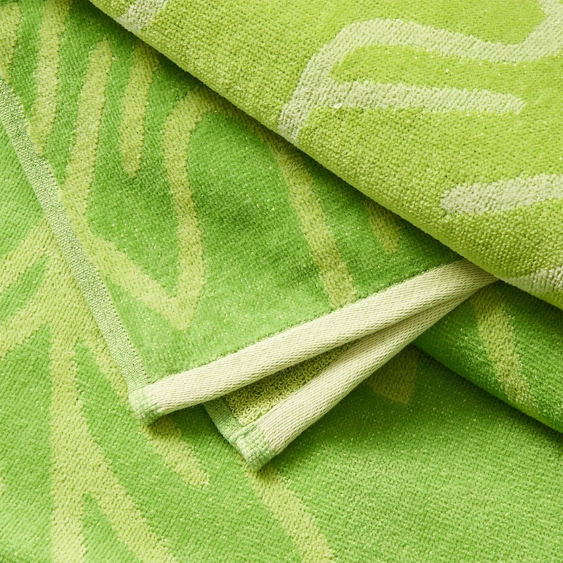 Linery & Co. 100% Cotton Jacquard 2 Pack Summer Beach Towels