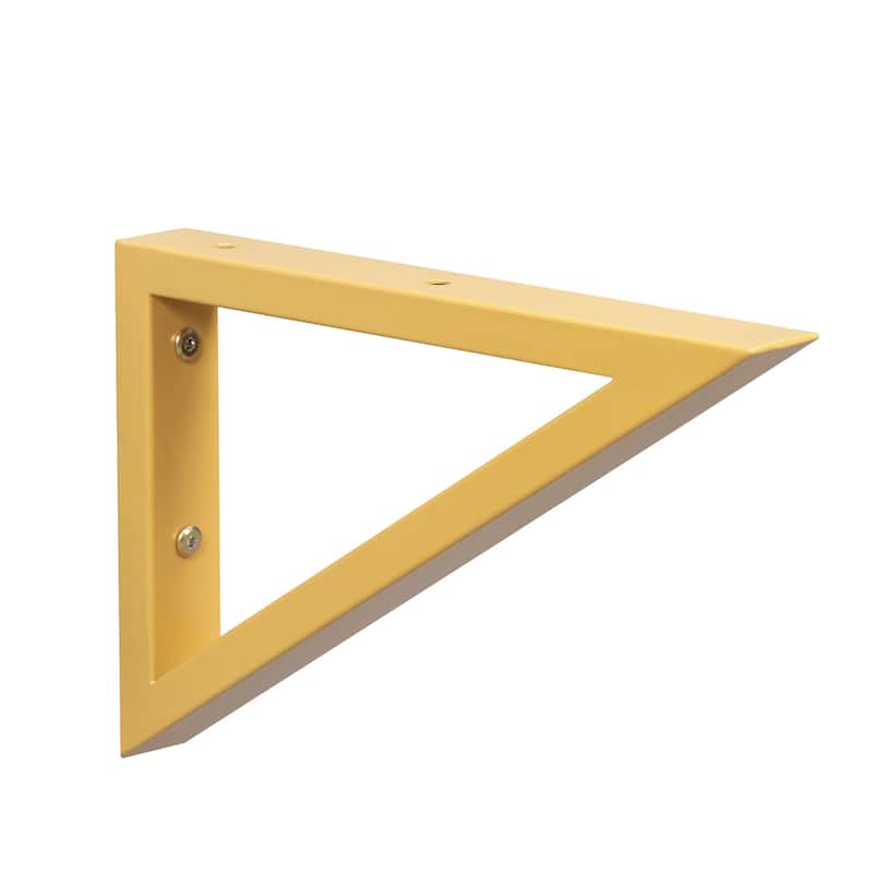 Roomfitters 47" Floating Shelf with Drawer, Multi-Purpose Wall-Mounted Vanity Table, Mounted Desk, Floating Table, Black + Gold