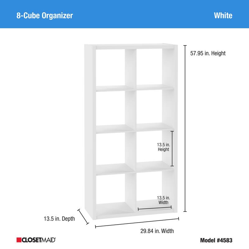ClosetMaid 8-Cube Decorative Storage Organizer
