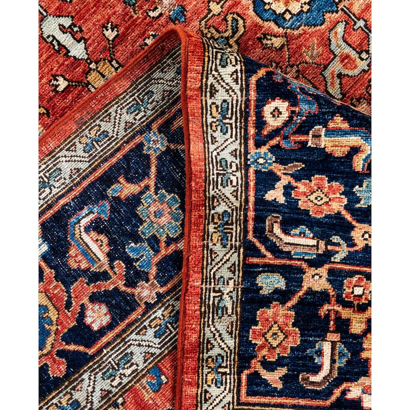Serapi One-of-a-Kind Hand-Knotted Area Rug - Red - 8' 2" x 10' 3"