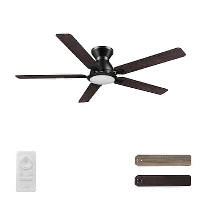 CARRO Livingston 52" 5-Blade Indoor Ceiling Fan with Light and Remote Control - N/A