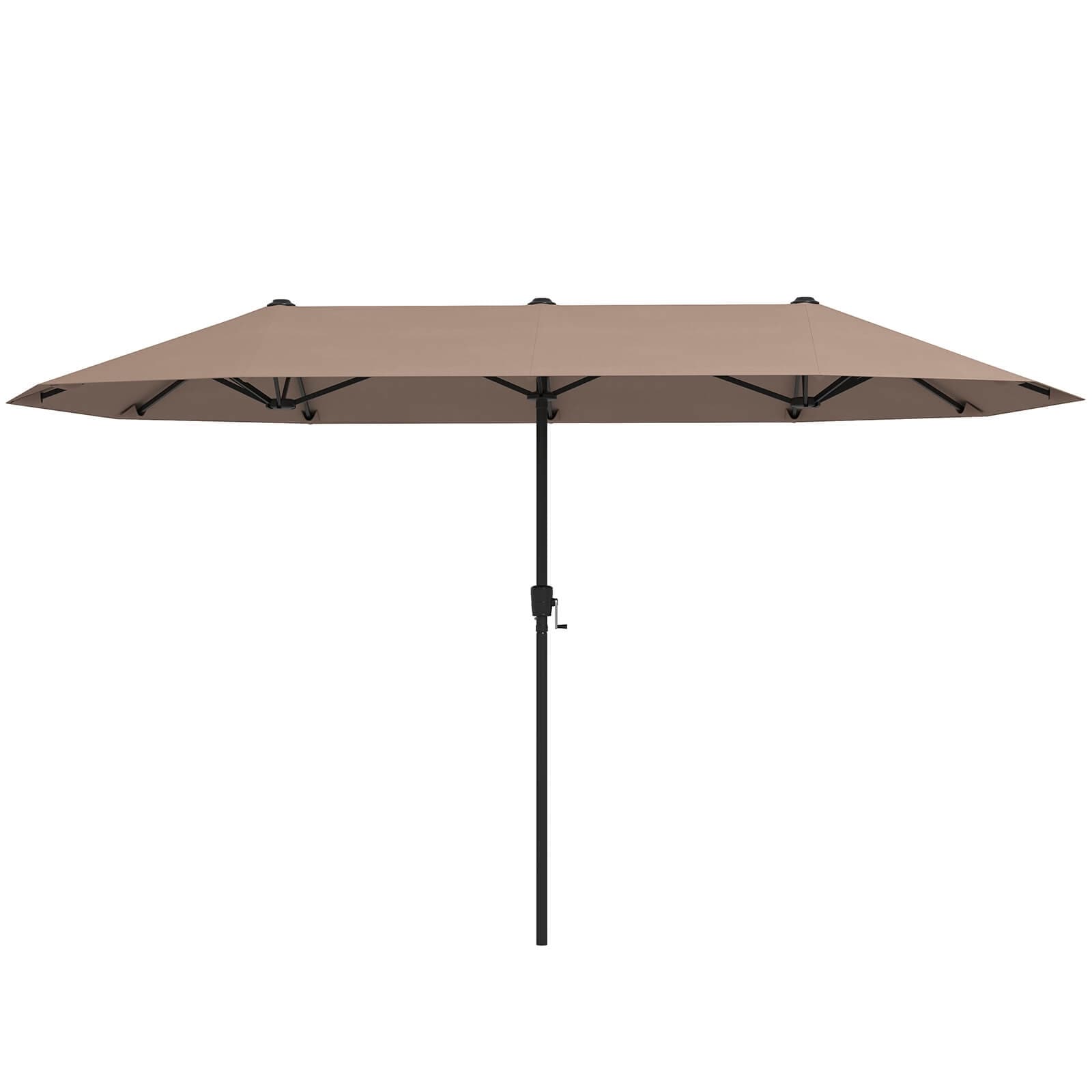 Costway 13 FT Large Patio Umbrella Outdoor Double-Sided Table Market - See Details