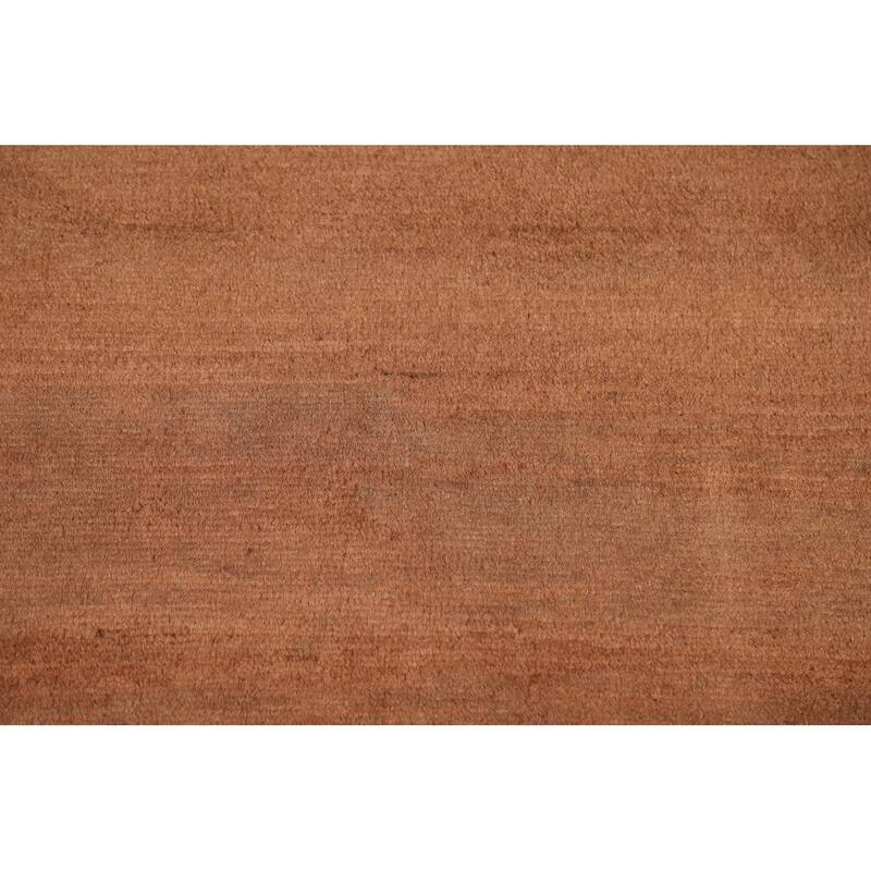 Modern Gabbeh Oriental Foyer Rug Contemporary Handmade Wool Carpet - 3'3"x 4'9"