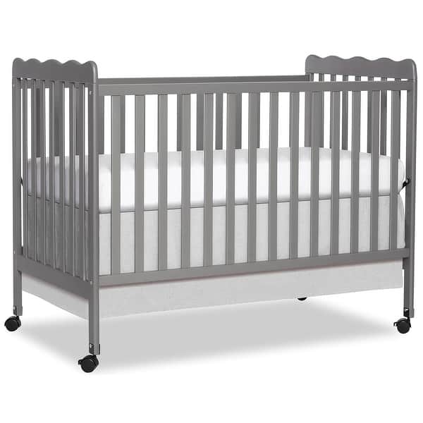 slide 2 of 7, Dream On Me, Carson Classic 3 in 1 Convertible Crib Steel Grey