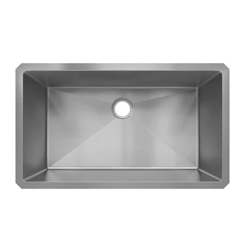 Sinber Undermount Single Bowl 304 Stainless Steel Kitchen Sink