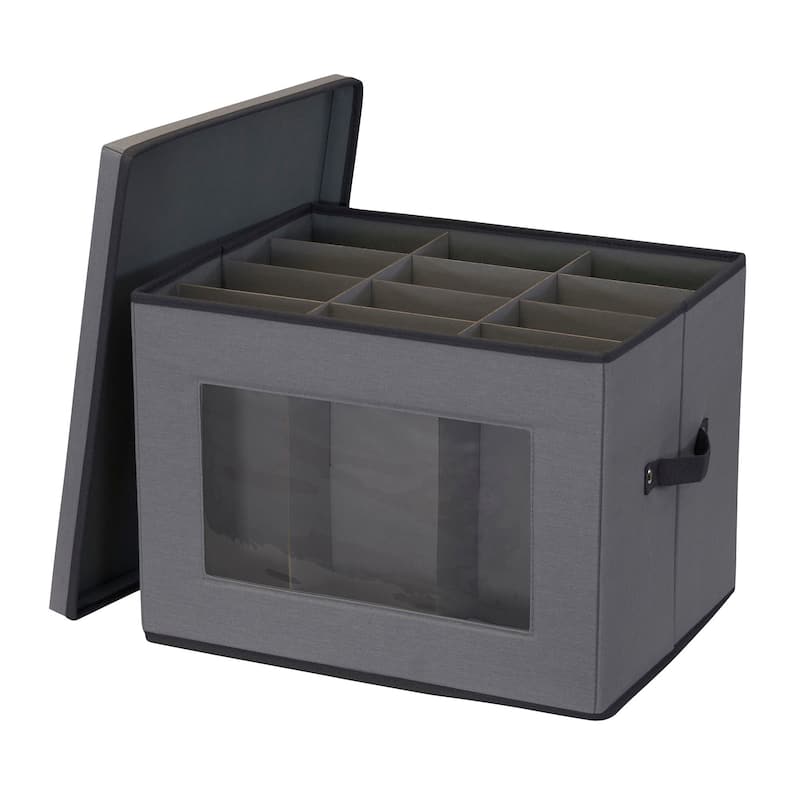 Household Essentials Wine and Bottle Storage Chest
