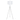 StyleCraft Orion Tripod Floor Lamp with LED Night Light - Brushed Nickel - White Shade