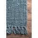 preview thumbnail 31 of 46, Brooklyn Rug Co Delilah Solid Chunky Jute Tassel Area Rug