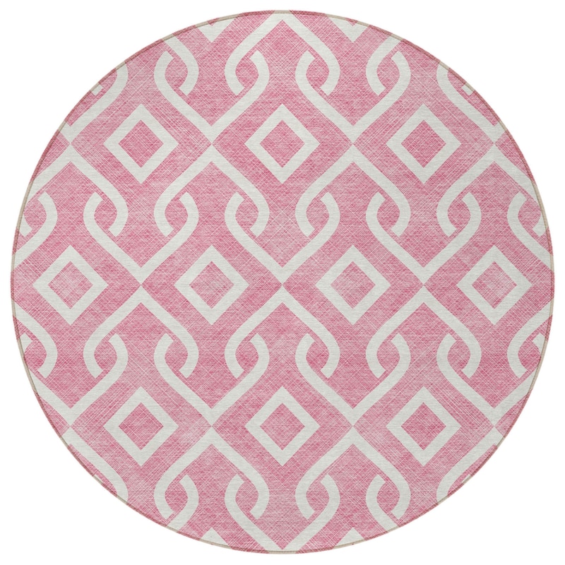 HomeRoots Geometric Transitional Rectangle Outdoor Rug