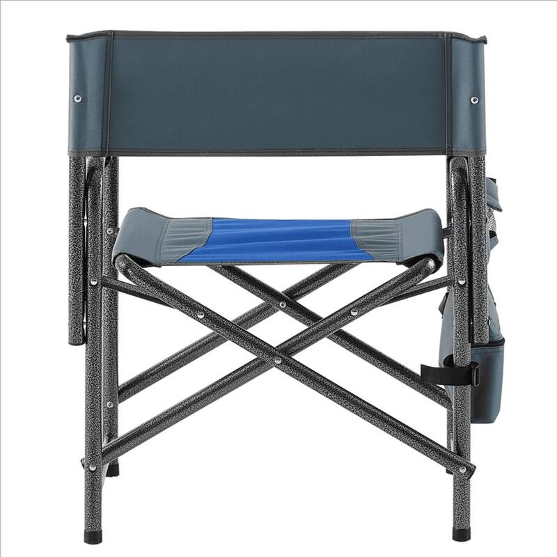 1 piece Padded Folding Outdoor Chair with Storage Pockets