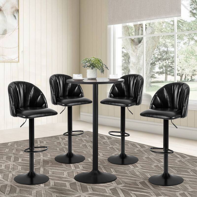 AdjustableCounter Height Barstools,Set of 4