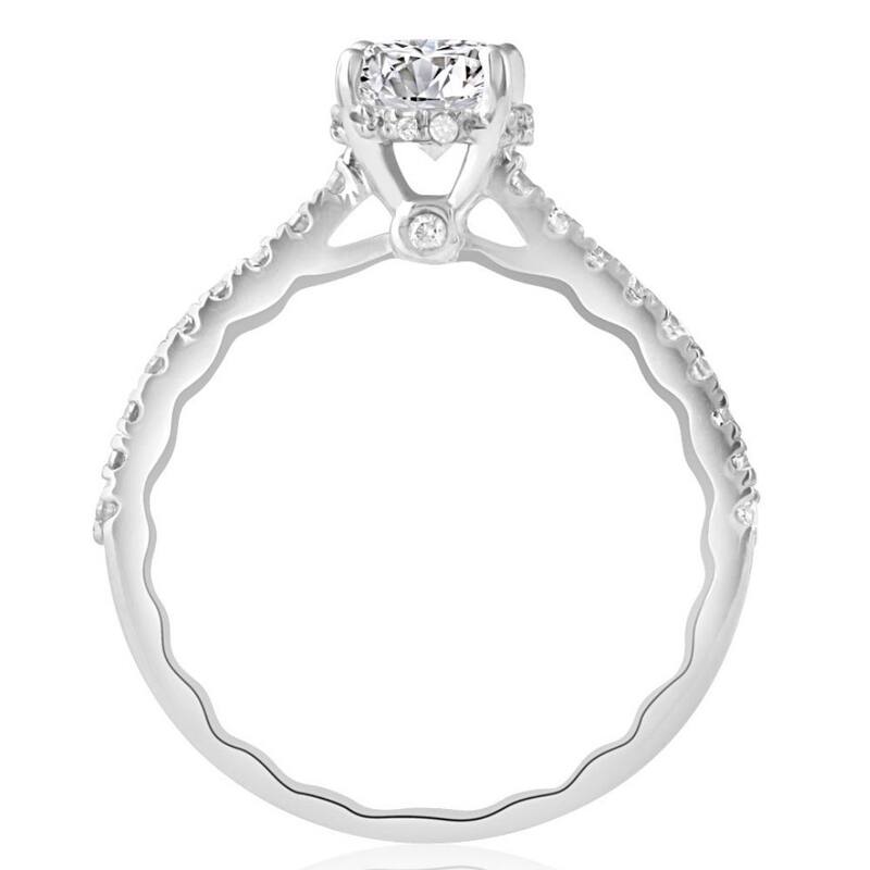 1 1/4Ct Diamond Engagement Ring in 10k White or Yellow Gold