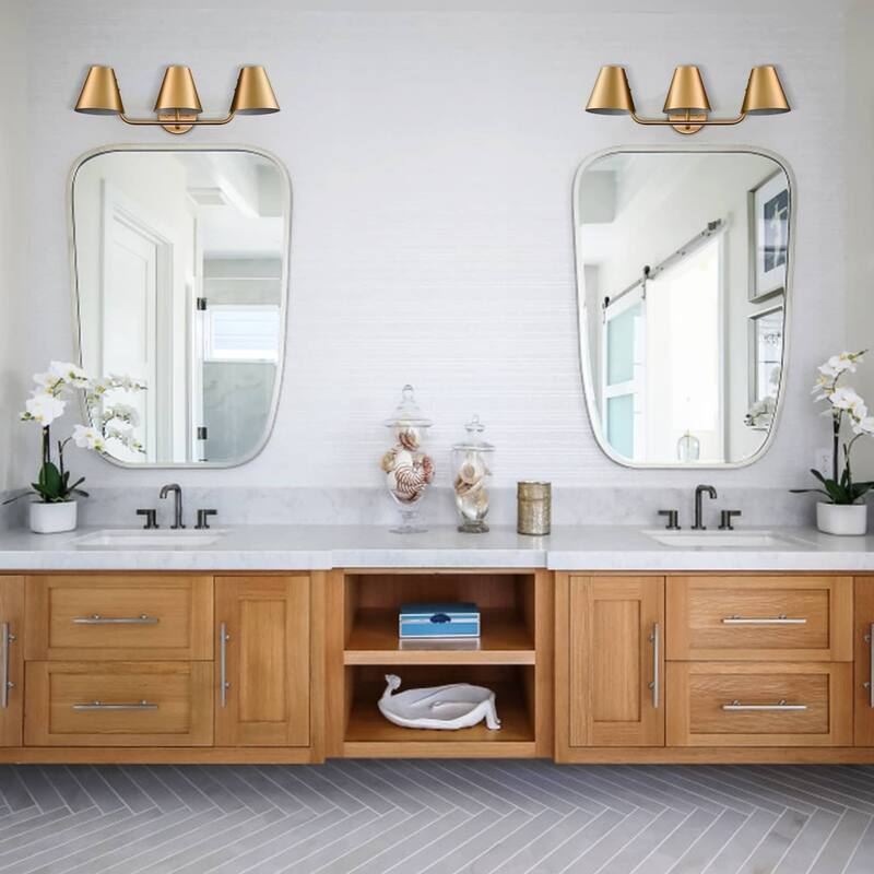 Palmas Industrial 3-Light Bathroom Vanity Light