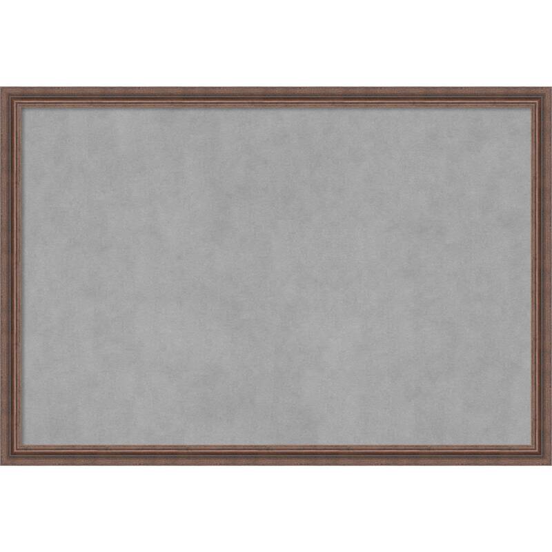 Magnetic Board, Distressed Rustic Brown - extra large - 39 x 27-inch