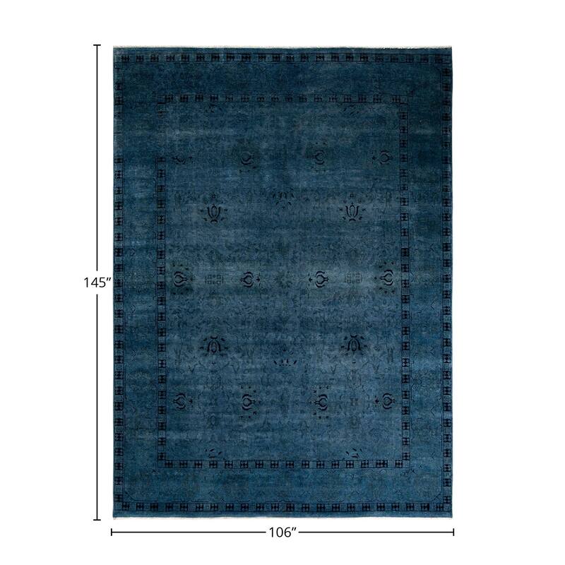 Vibrance, One-of-a-Kind Hand-Knotted Area Rug - Gray, 8' 10" x 12' 1" - 8' 10" x 12' 1"