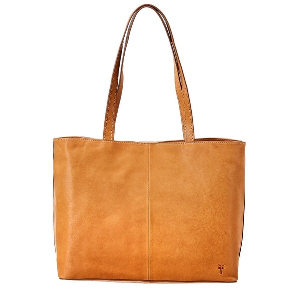 frye madison leather zipper tote