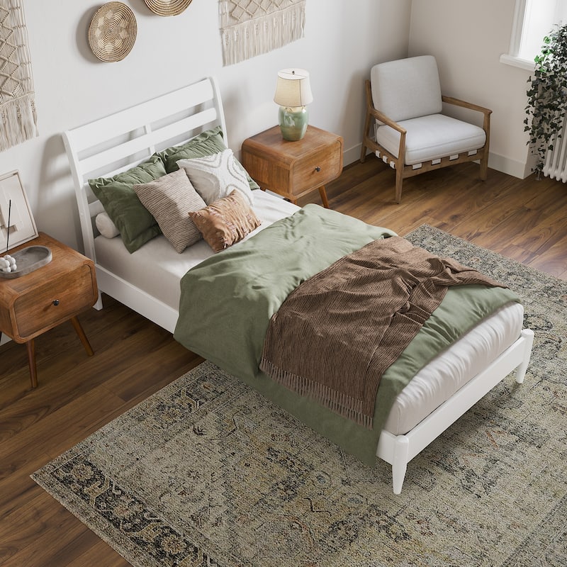 Savannah Solid Wood Low Profile Platform Bed