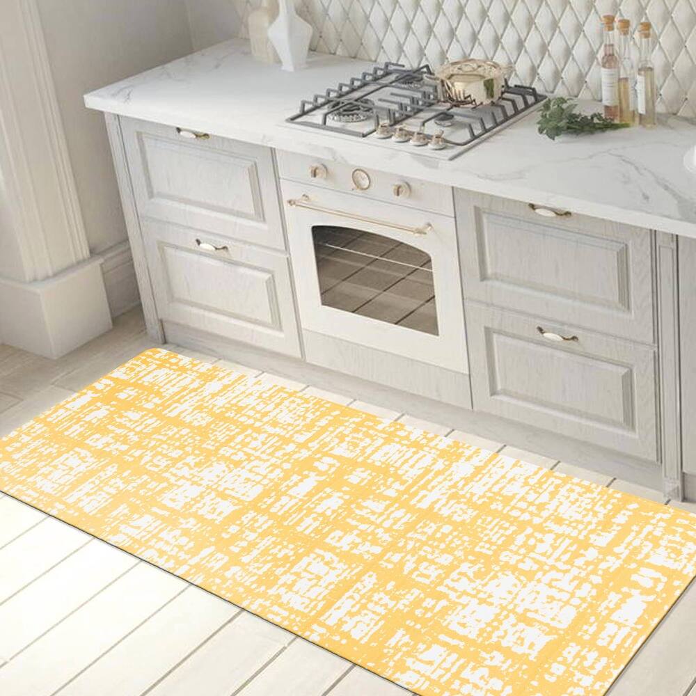 World Rug Gallery Contemporary Abstract Anti-Fatigue Standing Mat