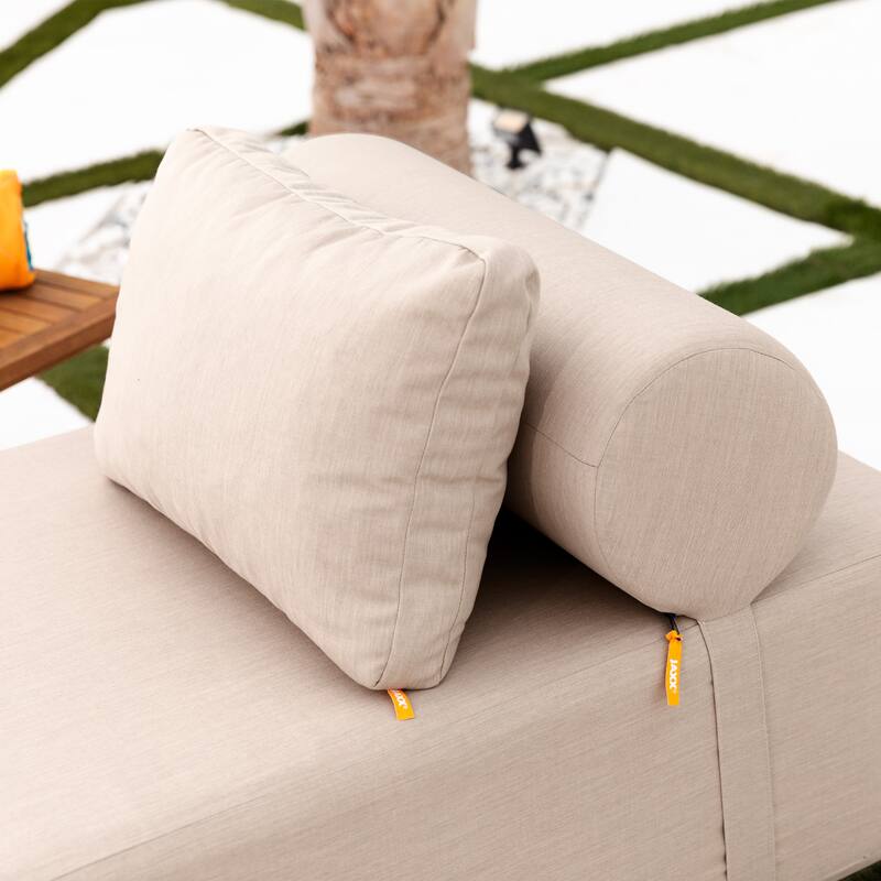 Jaxx Alvy Outdoor Sun Lounger - Luxurious Sunbed with Sunbrella Cover