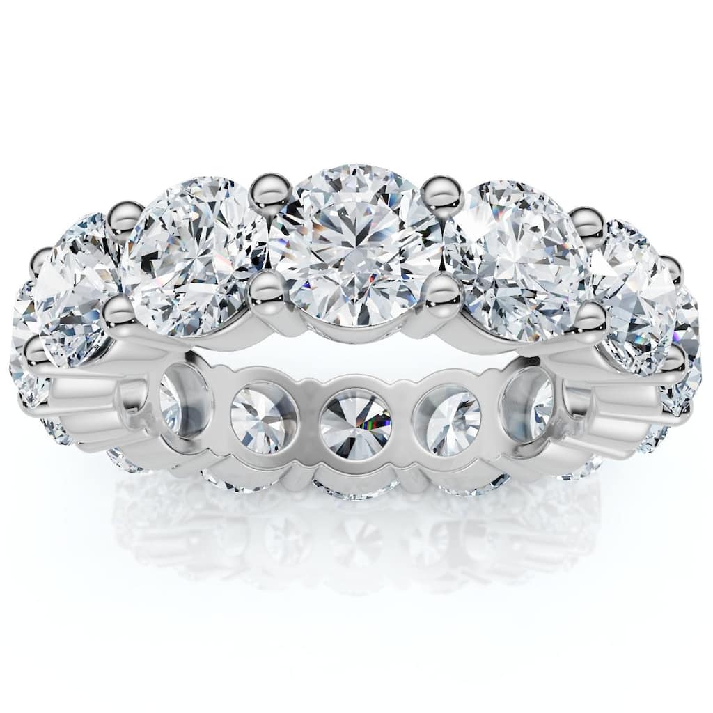 Bliss Diamond 6 Ct EX3 Lab Grown Diamond Eternity Wedding Ring White Gold