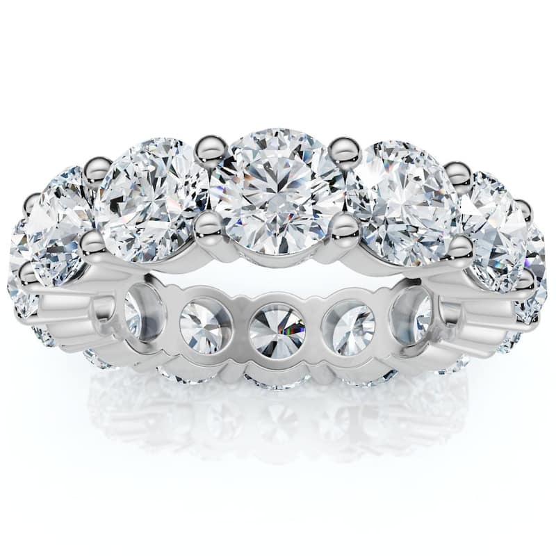 Bliss Diamond 6 Ct EX3 Lab Grown Diamond Eternity Wedding Ring White Gold