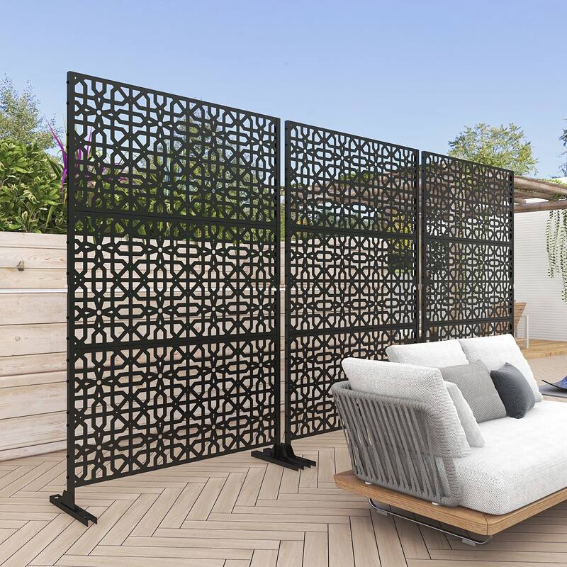 Free Standing Decorative Outdoor Privacy Screen