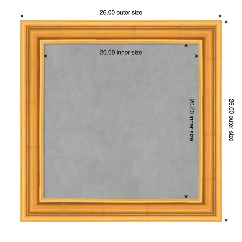 Amanti Art Sierra Black Brown Framed - 26 x 26 in - Sierra Gold