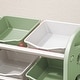 preview thumbnail 5 of 5, Kids Toy Storage Organizer with 6 Bins, Nursery Organizer Kids Furniture Set Toy Storage Cabinet Unit with HDPE Shelf and Bins