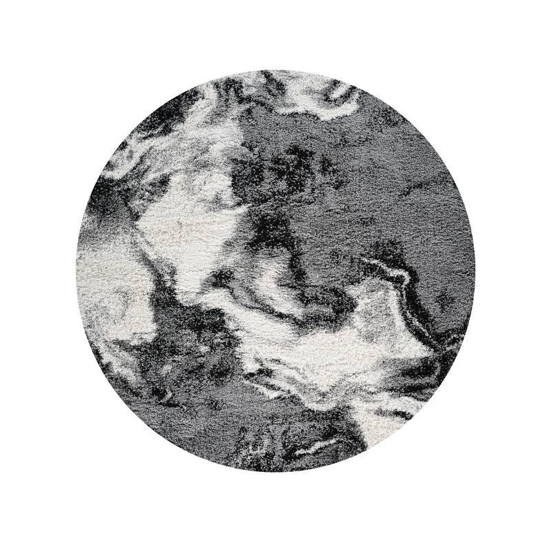 Noori Rug Lux Blake Abstract Modern 2-inch Thick Shag Rug