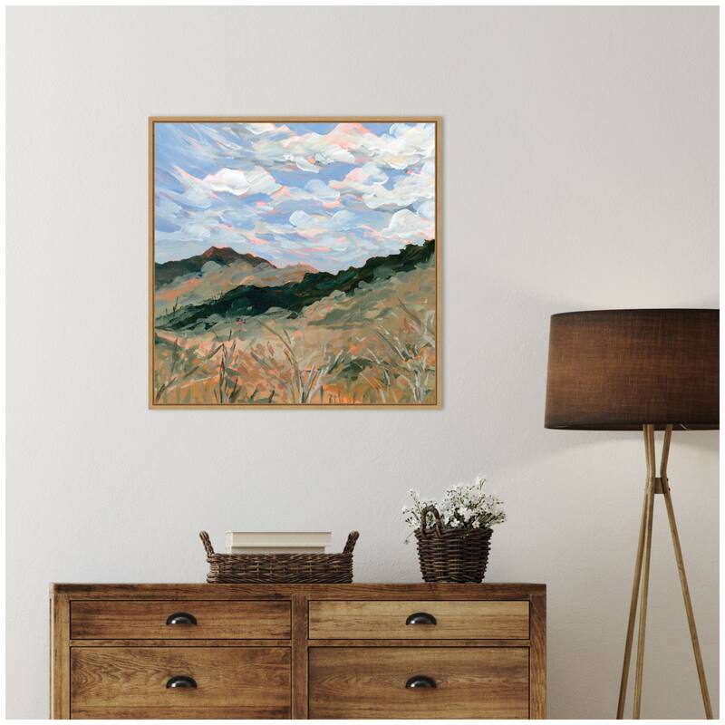 Kate and Laurel Arkasas by Emily Kenney Framed Canvas Wall Art Print